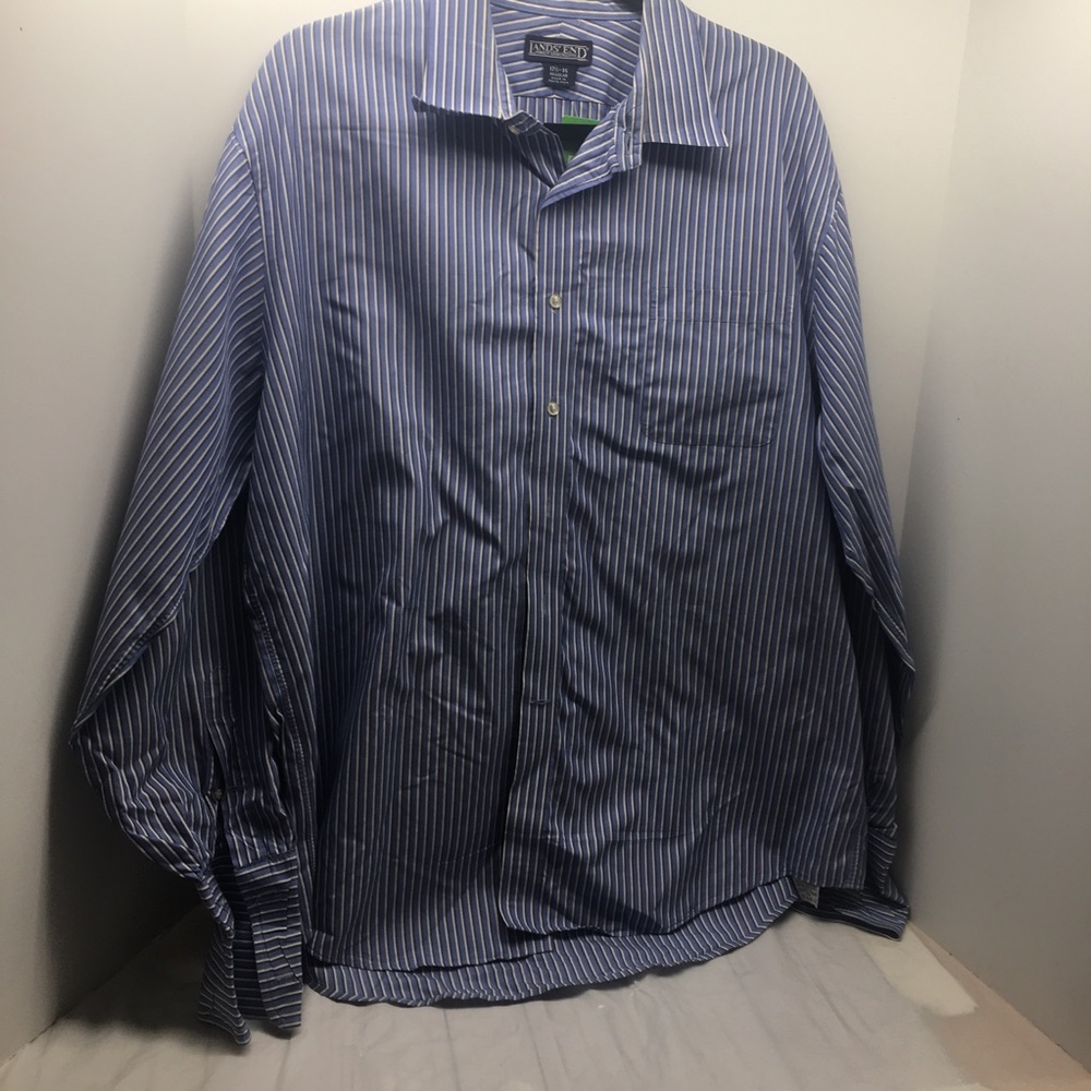 Lands land dress shirt 17.5